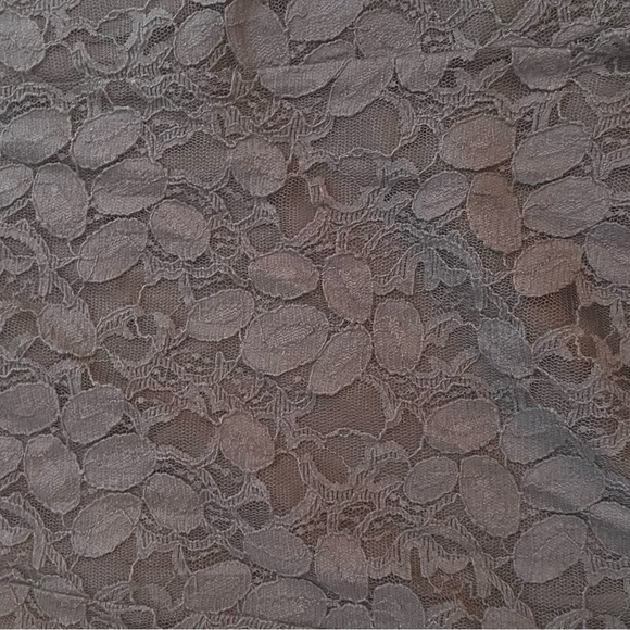 CHICO’S Black Floral Lace Goth Fairy Fit and Flare  Skirt Size 2 - Picture 4 of 4